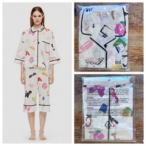 NWT Kate Spade 2pc Capri PJ Set🥂Things We Love ❤️ favorite things … pants & top